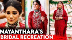 Nayanthara திருமண கோலத்தை அச்சு அசலாக Recreate பண்ண ரசிகை ?? | Wikki Nayan Marriage Look Recreation