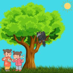 Do Bhai | Story of two crows | one of them is cunning | Hindi story | Moral and educational story |