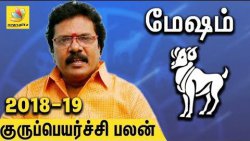 Mesha Rasi Guru Peyarchi Palangal 2018 to 2019 | Tamil Astrology Predictions | Abirami Sekar