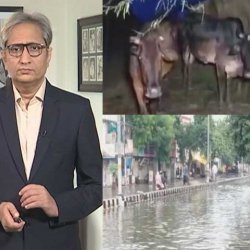 रवीश कुमार का प्राइम टाइम : स्मार्ट सिटी से लेकर गांव तक ज़रा सी बारिश में बेहाल
