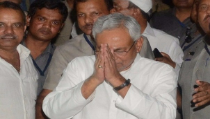 Nitish Kumar again sworn in as Bihar chief minister