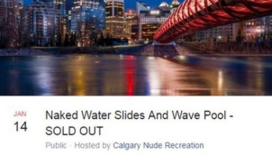 The nude pool party making waves in Canada