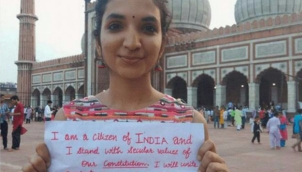 विद्यार्थी ने पाक पर भारत की जीत का मोहरा बनने से किया इंकार | Indian student refuses to be 'anti-Pakistan' poster girl.