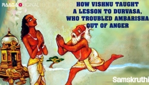 How Vishnu taught a lesson to Durvasa, who troubled Ambarisha out of anger