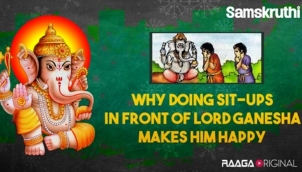Why doing sit-ups in front of Lord Ganesha makes him happy