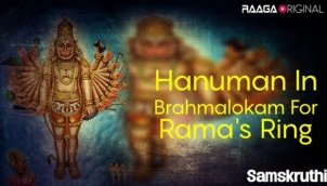 Hanuman In Brahmalokam For Rama's Ring