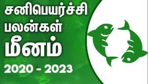 Meenam Rasi (Pisces) Sani Peyarchi Palangal 2020-2023