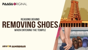 Reasons behind removing shoes when entering the temple