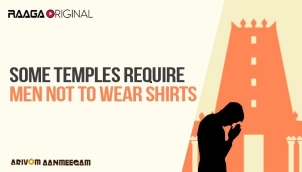 Some temples require men not to wear shirts